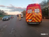 Siate socorre duas vítimas após colisão na Av. das Cataratas