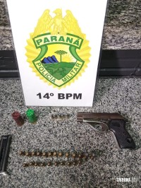 Policia Militar prende homem com arma de fogo no Bairro Morumbi