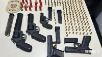 Policia Civil apreende arsenal de armas de fogo em  Santa Terezinha de Itaipu