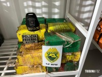 ROTAM apreende 216 Kg de maconha na barranca do Rio Paraná 