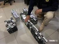 PRF apreende carga de cigarros eletrônicos contrabandeados em Céu Azul