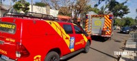 Bombeiros interveem em incêndio a residência no Jardim Cataratas