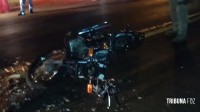 Siate socorre motociclista após colisão na Av. das Cataratas