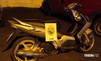 Policia Militar recupera motocicleta furtada no Jardim América