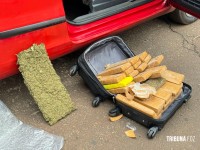 Receita Federal apreende veículo com 152 Kg de maconha em Santa Terezinha de Itaipu