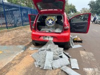 Receita Federal apreende veículo com 152 Kg de maconha em Santa Terezinha de Itaipu