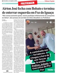 Airton José fecha com Bobato e termina de enterrar esquerda em Foz do Iguaçu