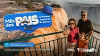 Pais moradores da região não pagam para visitar o Parque Nacional do Iguaçu no Dia dos Pais