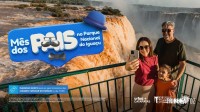 Pais moradores da região não pagam para visitar o Parque Nacional do Iguaçu no Dia dos Pais