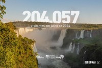 Parque Nacional do Iguaçu recebeu mais de 200 mil visitantes em julho