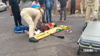 Condutor atropela mulher e foge logo em seguida na Av. Javier Koelbel