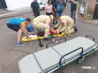 Condutor atropela mulher e foge logo em seguida na Av. Javier Koelbel