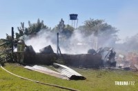 Criança que brincava com fósforos provoca incêndio residencial na casa dos avós em Ciudad Del Este