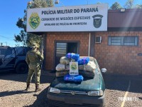 BPFRON prende homem com 122 Kg de maconha em Marechal Cândido Rondon