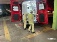 Siate socorre vitima alvejada a tiros no Bairro Cidade Nova