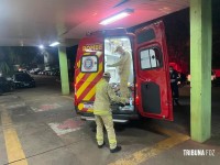 Siate socorre vitima alvejada a tiros no Bairro Cidade Nova