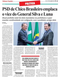 PSD de Chico Brasileiro emplaca o vice do General Silva e Luna