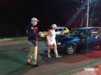 PM prende dois condutores embriagados após colisão na Av. Morenitas durante a madrugada