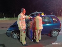 PM prende dois condutores embriagados após colisão na Av. Morenitas durante a madrugada