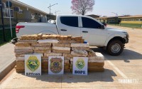 BPFRON, BOPE e PF apreendem veículo carregado com 644 Kg de maconha