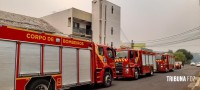 Incêndio em apartamento mobiliza o Corpo de Bombeiros em Foz do Iguaçu