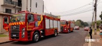 Incêndio em apartamento mobiliza o Corpo de Bombeiros em Foz do Iguaçu