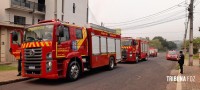 Incêndio em apartamento mobiliza o Corpo de Bombeiros em Foz do Iguaçu