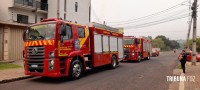 Incêndio em apartamento mobiliza o Corpo de Bombeiros em Foz do Iguaçu