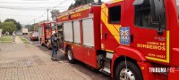 Incêndio em apartamento mobiliza o Corpo de Bombeiros em Foz do Iguaçu