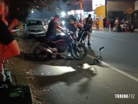 Motociclista morre após abalroamento lateral  na Av. Por do Sol