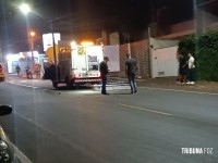 Motociclista morre após abalroamento lateral  na Av. Por do Sol