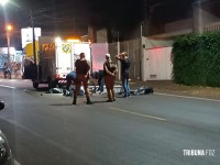 Motociclista morre após abalroamento lateral  na Av. Por do Sol