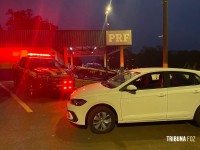 PRF recupera carro furtado na BR-277 em Céu Azul