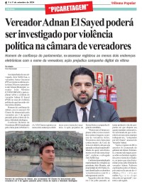 Vereador Adnan El Sayed poderá ser investigado por violência política na câmara de vereadores