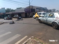 Motociclista é socorrido pelo Siate após colisão na Av. Morenitas 