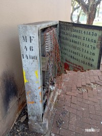 Guarda Municipal prende ladrão de fios telefônicos no centro de Foz do Iguaçu