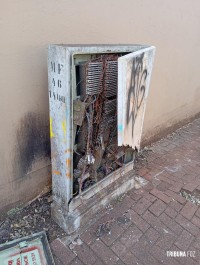 Guarda Municipal prende ladrão de fios telefônicos no centro de Foz do Iguaçu