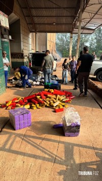 Policia Civil de Santa Terezinha de Itapu incinera mais de mil quilos de entorpecentes