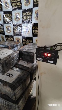 BPFRON e NEPOM/PF apreendem 701 Kg de maconha e cigarros após patrulhamento fluvial