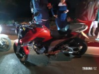 Motociclista fica gravemente ferido após colisão na Av. das Cataratas