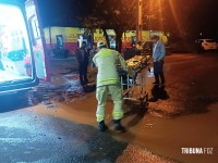Siate socorre vitima de queda de motocicleta no Porto Meira