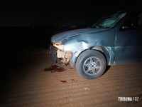 Idoso atropela duas pessoas na estrada rural do Alto da Boa Vista; Uma das vítimas morreu