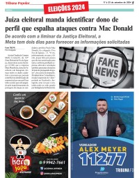 Juíza eleitoral manda identificar dono de perfil que espalha ataques contra Mac Donald