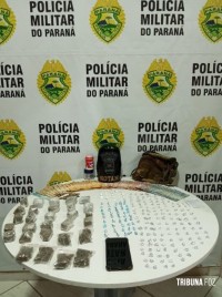 Policia Militar apreende drogas na cidade de Medianeira