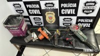 Policia Civil de Santa Terezinha de Itaipu identifica dois envolvidos em furto e recupera todos os objetos