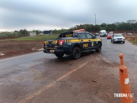 Motociclista é socorrido pelo Siate após colisão no trevo de acesso a Argentina