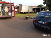 Guarda Municipal e Siate dão atendimento a acidente de trânsito no Morumbi IV