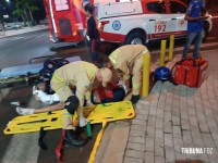 Motociclista fica gravemente ferido após colisão no Boicy