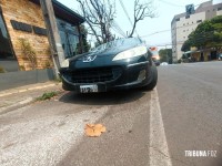 Siate socorre motociclista após colisão na Rua Belarmino de Mendonça