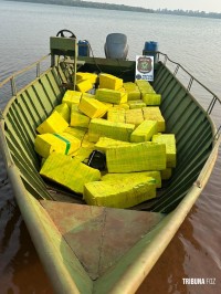 Policia Federal apreende 1,5 tonelada de drogas no Lago de Itaipu